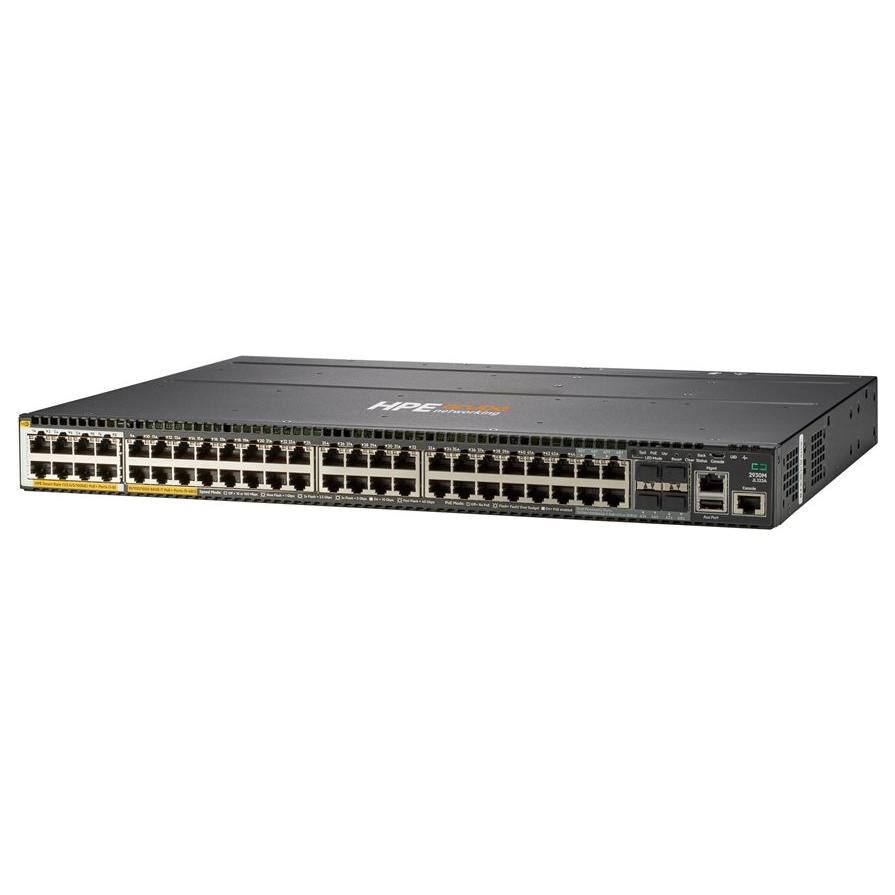 HPE Aruba 2930M 40G 8 HPE Smart Rate PoE+ 1-slot Switch - Commutateur - C3 - Géré - 36 x 10/100/1000 (PoE+) + 4 x combo 10/100/1 000 Base-T (PoE +)/100/1 000 Base-X SFP + 8 x 1/2.5/5/10GBase-T (PoE+) - Montable sur rack - PoE+ (1440 W)