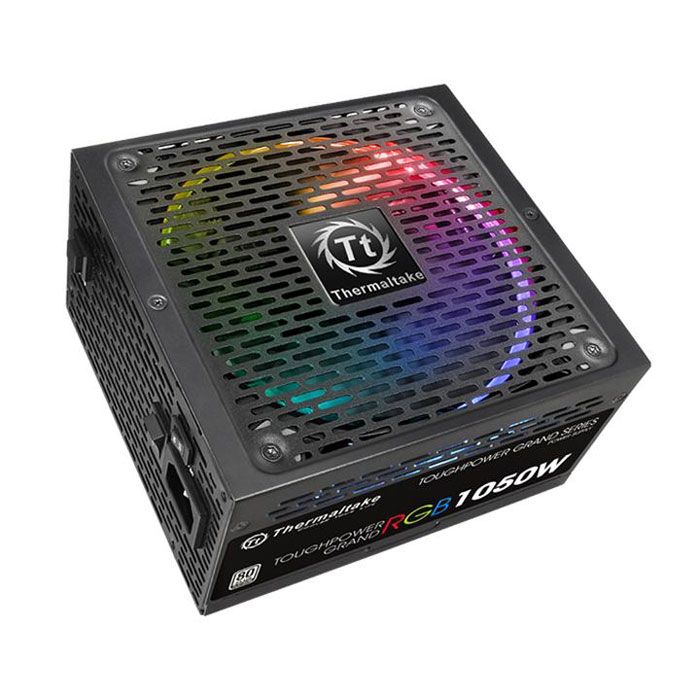 Thermaltake ToughPower Grand RGB 1050W Platinum - Alimentation électrique (interne) - ATX12V 2.4/ EPS12V 2.92 - 80 PLUS Platinum - CA 100-240 V - 1050 Watt - PFC active - Europe - noir