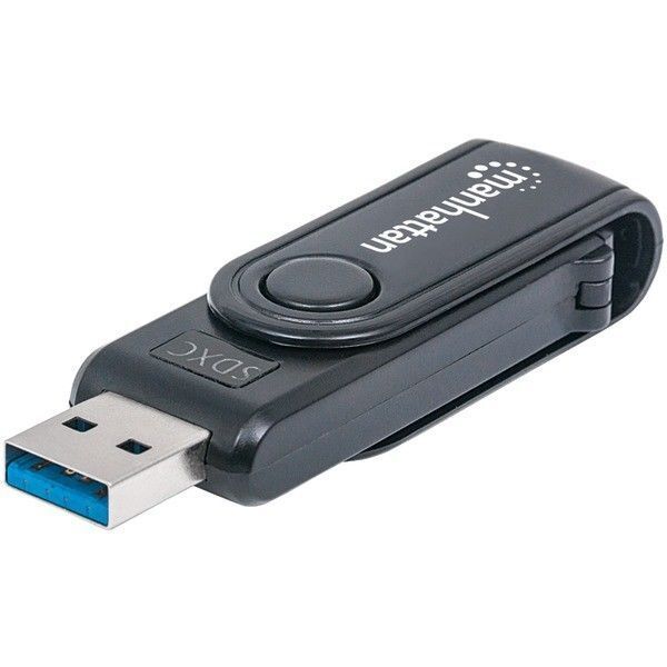 Lecteur de carte Mini Manhattan USB 3.0 24-in-1