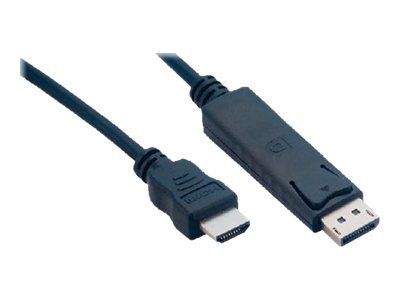 MCL - Câble adaptateur - DisplayPort mâle pour HDMI mâle - 2 m - noir