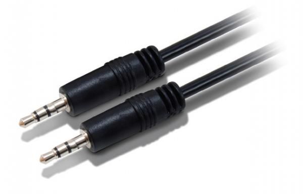 Equip Life - Câble audio - mini-phone stereo 3.5 mm mâle pour mini-phone stereo 3.5 mm mâle - 2.5 m - noir
