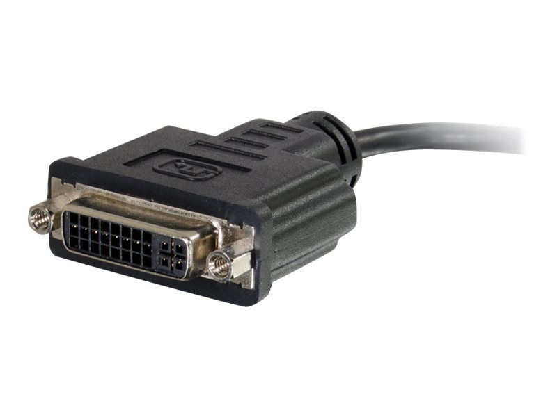 C2G Adaptateur HDMI vers DVI-D - Convertisseur HDMI vers DVI-D Single Link - M/F - Convertisseur vidéo - HDMI - DVI - noir