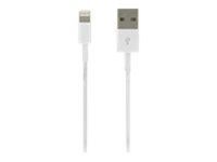 DLH - Câble Lightning - USB mâle pour Lightning mâle - 1 m - blanc
