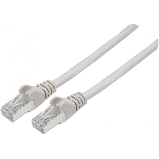 Cable de red IC Intracom Cat6A, 10 m, Gris, Sin enganches