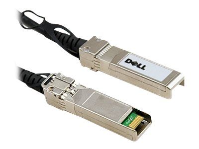Dell Customer Kit - Câble d'attache directe 25GBase - SFP28 (M) pour SFP28 (M) - 3 m - twinaxial - passif - pour PowerEdge FC640, R530, R540, R630, R740, R7415, R7425; PowerSwitch S5212, S5232...