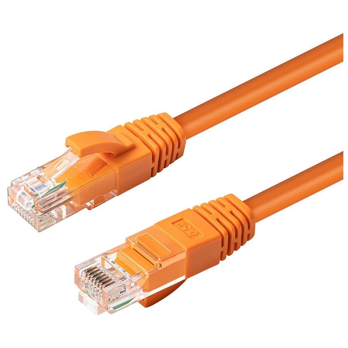 Microconnect UTP6015O câble de réseau Orange 1,5 m Cat6 U/UTP (UTP)