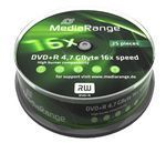 MediaRange - 25 x DVD+R - 4.7 Go (120 minutes) 16x - spindle