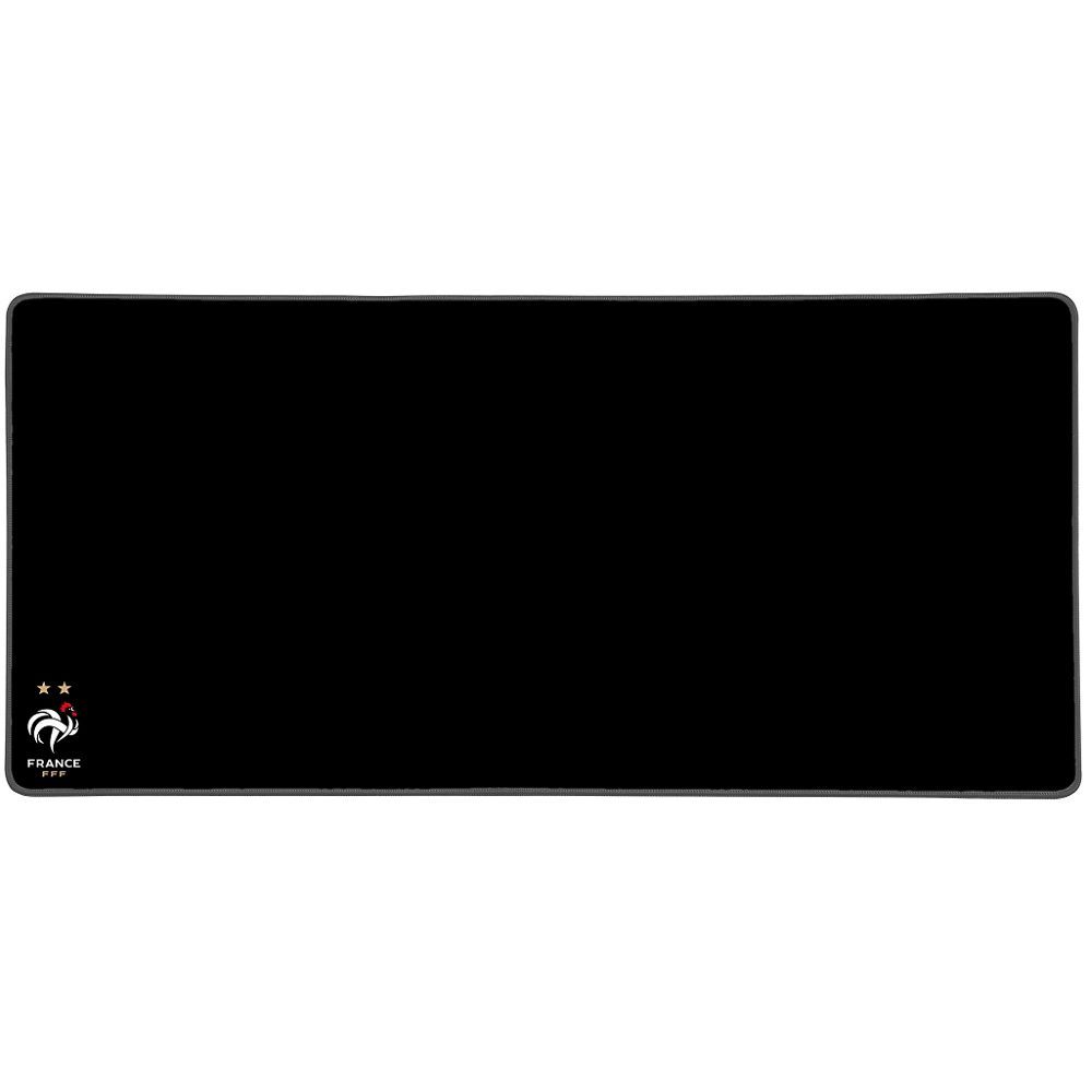 KONIX - Tapis de Souris Federation Francaise de Football XXL - 90 x 46 cm - Noir