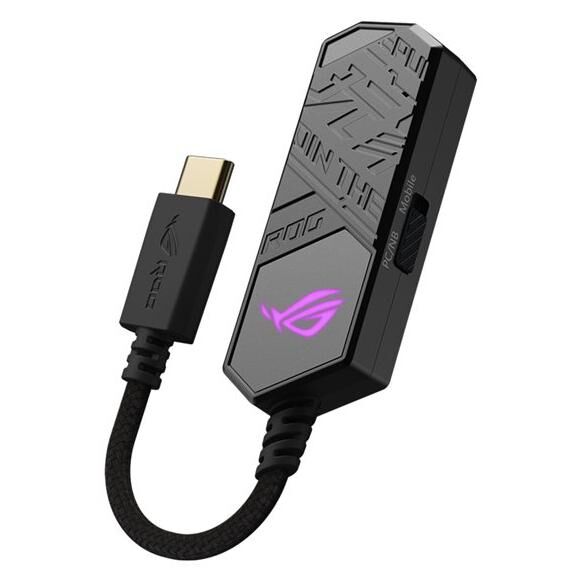 ASUS ROG Clavis - Carte son - 32 bits - 384 kHz - 130 dB rapport signal à bruit - USB-C