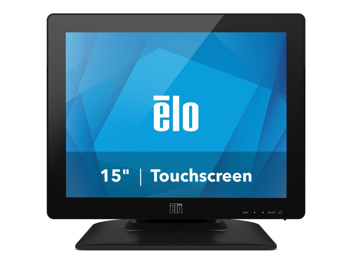 Elo 1523L - Écran LED - 15" - écran tactile - 1024 x 768 @ 75 Hz - 250 cd/m² - 700:1 - 25 ms - DVI-D, VGA - haut-parleurs - noir