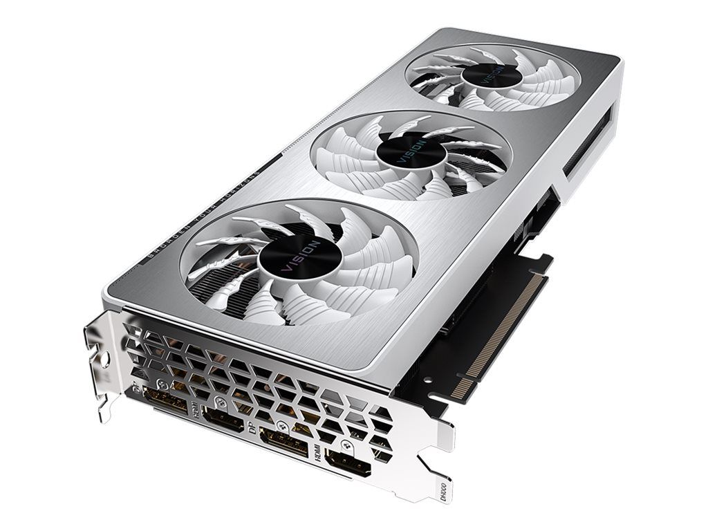 Gigabyte GeForce RTX 3060 Ti VISION OC 8G (rev. 2.0) - Carte graphique - GF RTX 3060 Ti - 8 Go GDDR6 - PCIe 4.0 x16 - 2 x HDMI, 2 x DisplayPort