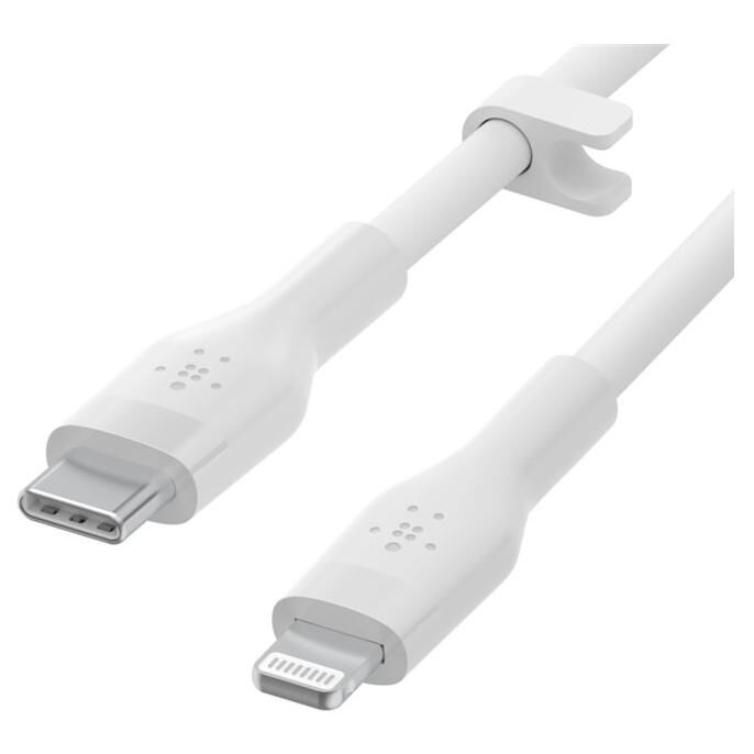 Belkin BOOST CHARGE - Câble Lightning - USB-C mâle pour Lightning mâle - 2 m - blanc