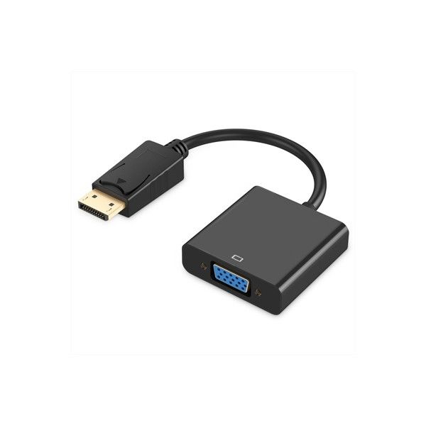 Ewent EC1454 câble vidéo et adaptateur 0,15 m DisplayPort VGA (D-Sub) Noir
