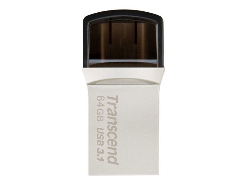 Transcend JetFlash 890 - Clé USB - 64 Go - USB 3.1