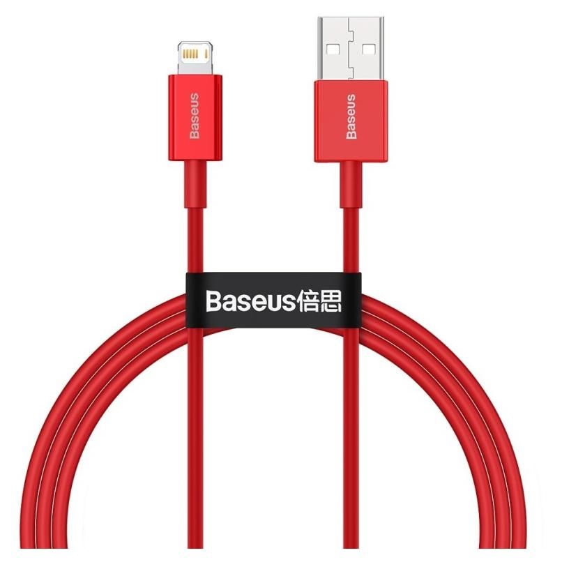Baseus CALYS-A09 câble Lightning 1 m Rouge