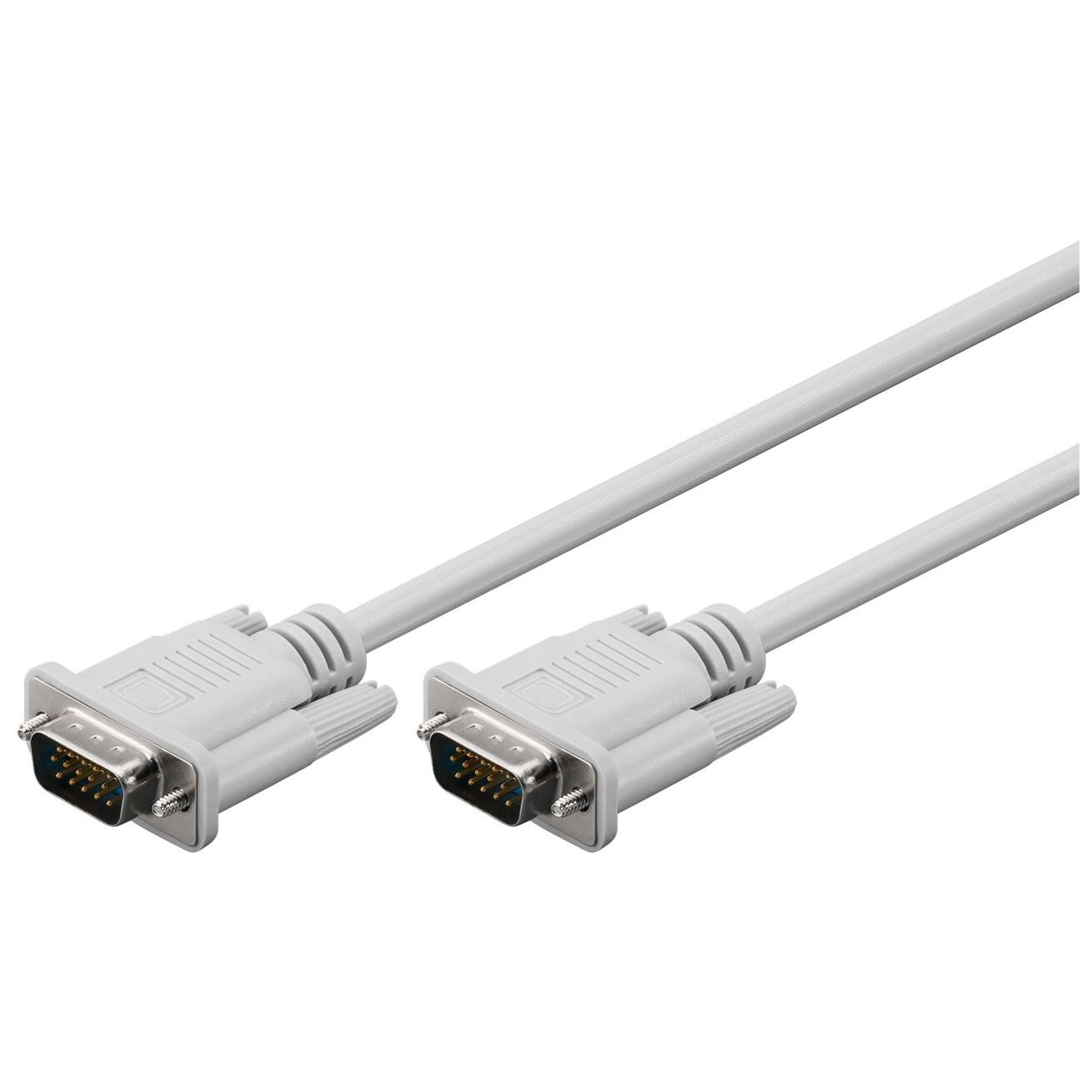 Goobay 68310 câble VGA 2 m VGA (D-Sub) Gris