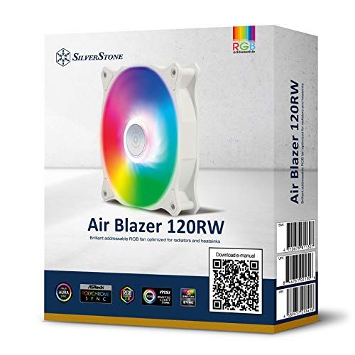Silverstone Air Blazer 120rw Lüfter, Argb - 120mm, Weiß