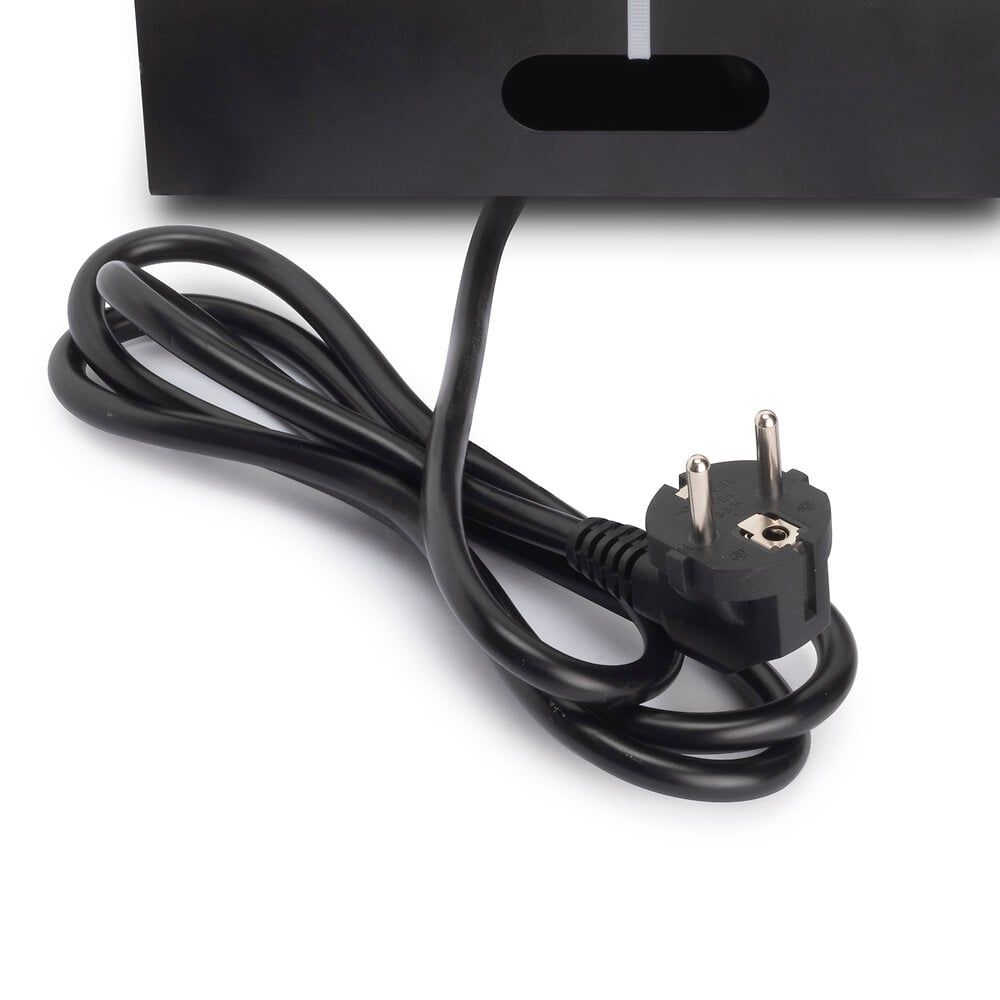 Emuca Multiconnecteur Atom 26 A+C pour bureau, EU, Peint en aluminium, Acier et Plastique et Zamak, 1 ut.
