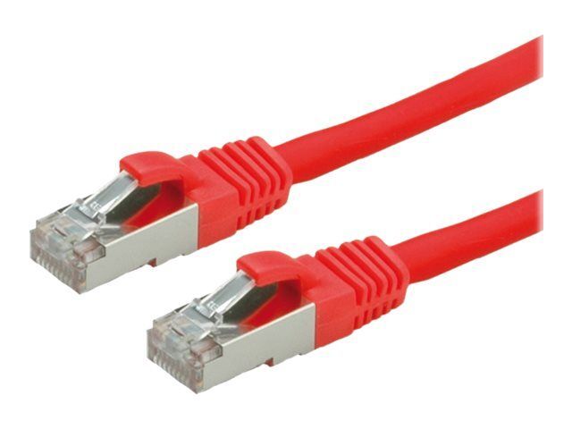 VALUE Cordon Cat.6 S/FTP LSOH rouge 1,0m