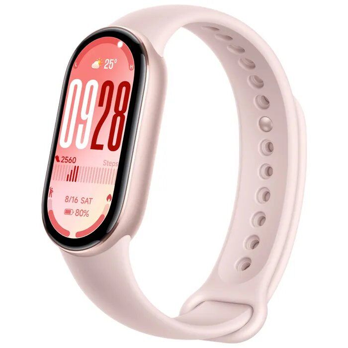 Xiaomi Smart Band 10 ¿ Montre connectée AMOLED 1,72" Rose, 21 jours d'autonomie, 5 ATM