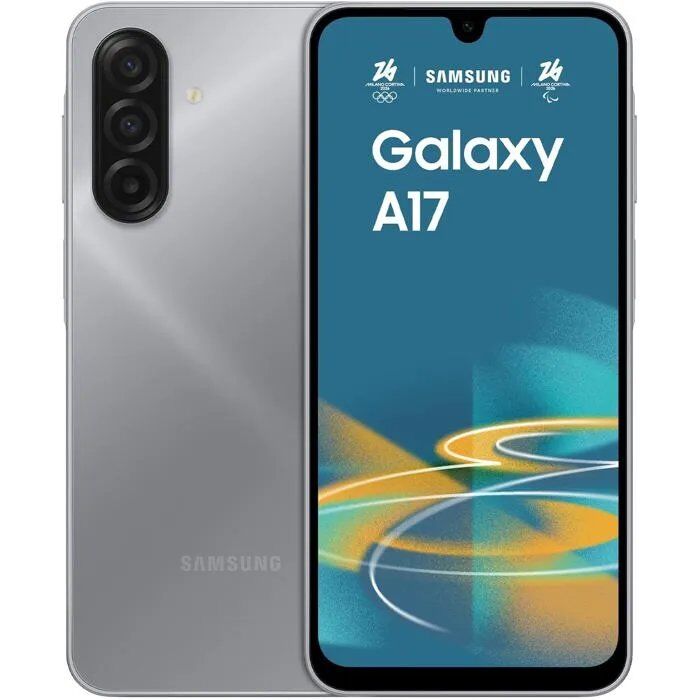SAMSUNG Galaxy A17 4G Dual SIM Gris 6+128 Go Smartphone - Version Moyen-Orient (Compatible avec la France, la Suède, etc.¿