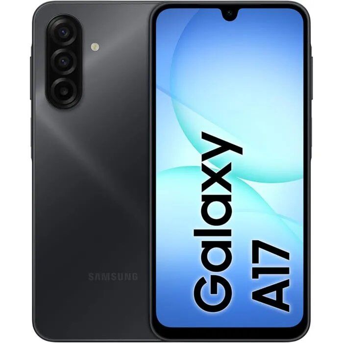 SAMSUNG Galaxy A17 4G Dual SIM Noir 6+128 Go Smartphone - Version Moyen-Orient (Compatible avec la France, la Suède, etc.¿