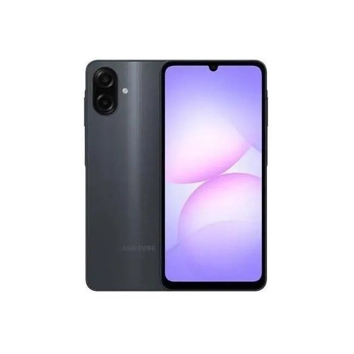 SAMSUNG Galaxy A07 4G Dual SIM Noir 4+64 Go Smartphone - Version Moyen-Orient (Compatible avec la France, la Suède, etc.¿