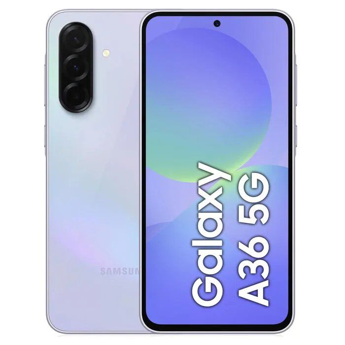 SAMSUNG Galaxy A36 5G Dual SIM Pourpre 6+128 Go Smartphone - Version Moyen-Orient (Compatible avec la France, la Suède, etc.¿