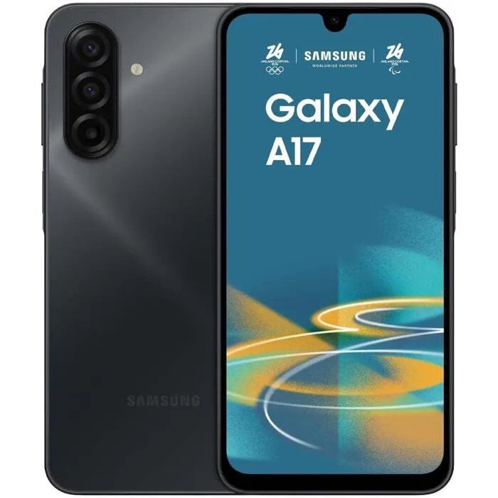 SAMSUNG Galaxy A17 4G Dual SIM Noir 8+256 Go Smartphone - Version Moyen-Orient (Compatible avec la France, la Suède, etc.¿