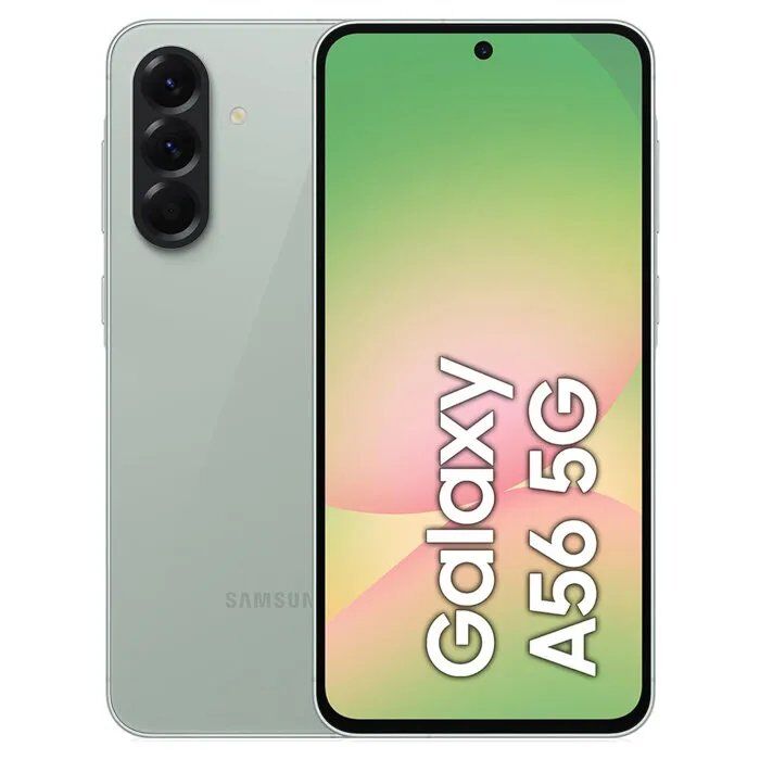 SAMSUNG Galaxy A56 5G Dual SIM Vert 8+128 Go Smartphone - Version Moyen-Orient (Compatible avec la France, la Suède, etc.¿