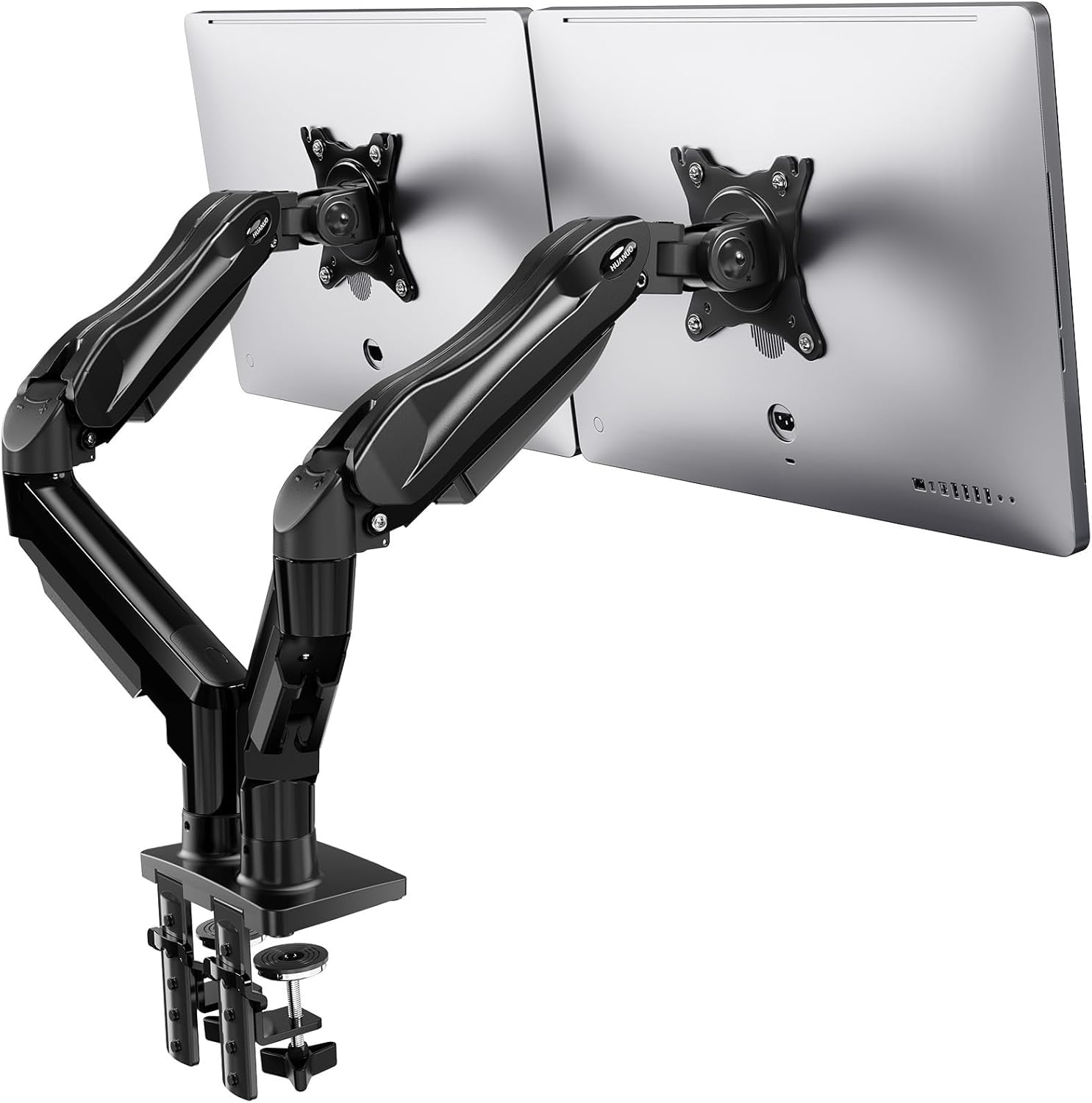 HUANUO - SUPPORT 2 ECRAN MONITEUR DE 13-32" - ROTATIF & PIVOTANT - VESA 75/75MM