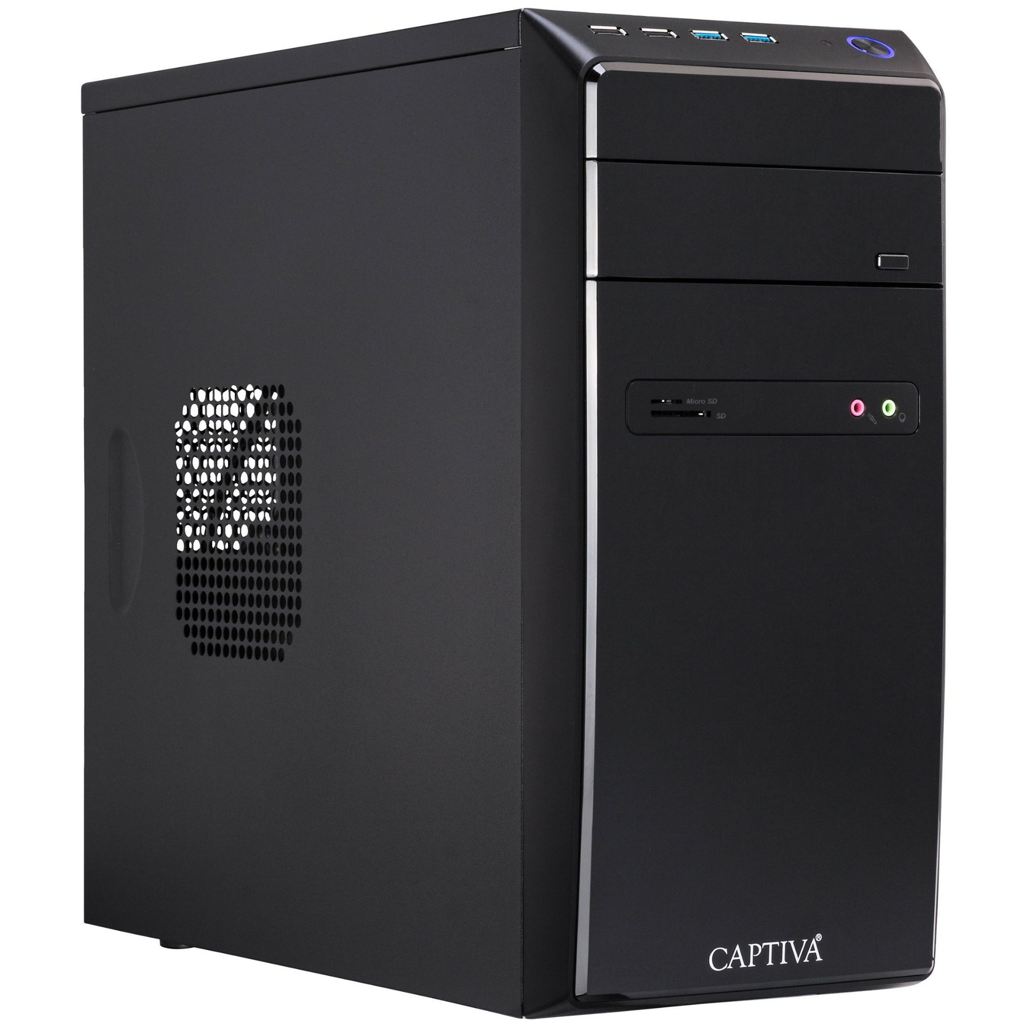 CAPTIVA Power Starter R81-555 AMD Ryzen 5 5500GT 16 Go DDR4-SDRAM 1 To SSD PC Noir