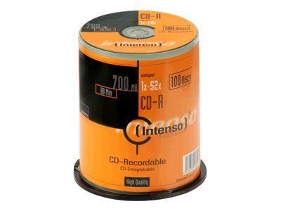 Intenso - 100 x CD-R - 700 Mo (80 min) 52x - spindle