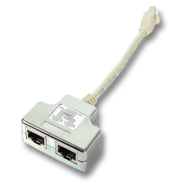 EFB Elektronik K5125.015 changeur de genre de câble RJ-45 2 x RJ-45 Blanc