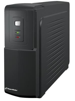 PowerWalker VFD 600 - Onduleur - CA 220/230/240 V - 300 Watt - 600 VA - 7 Ah - connecteurs de sortie : 2 - noir