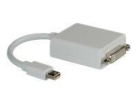 ROLINE Adaptateur Mini DisplayPort-DVI, MiniDP M - DVI F