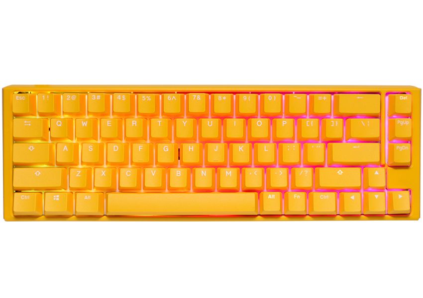 Ducky One 3 Yellow Sf Gaming Tastatur, Rgb Led - Mx-clear (us)