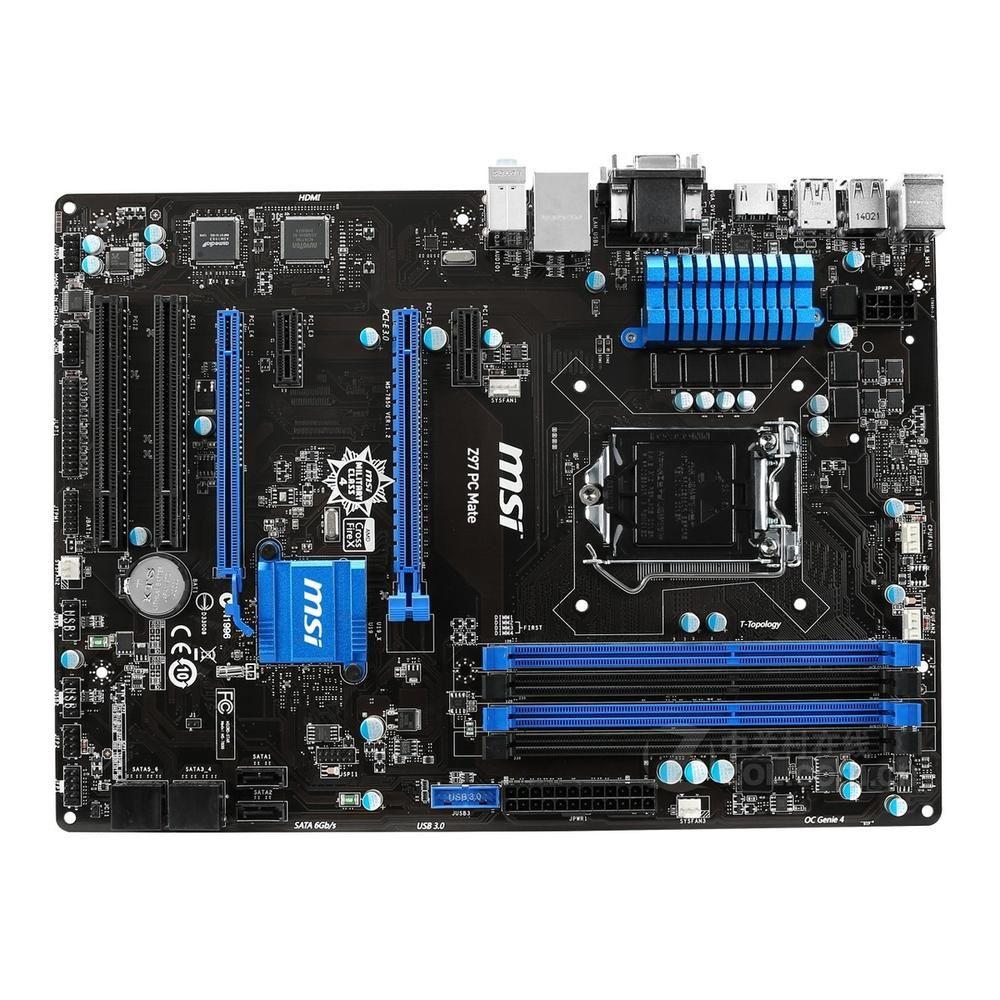 Carte mère MSI Z97 PC Mate Intel Z97 LGA 1150 DDR3 32GB ATX