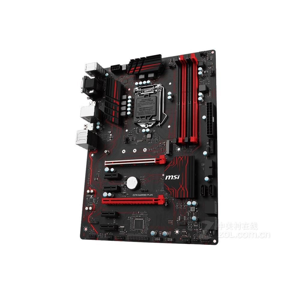 Carte mère MSI Z270 GAMING PLUS Intel Z270 LGA 1151 DDR4 64GB ATX