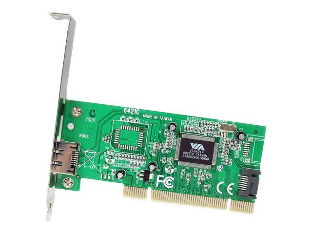 StarTech.com Carte contrôleur 1 port eSATA + 1 port SATA PCI SATA avec support faible encombrement - Contrôleur de stockage - 2 Canal - SATA 1.5Gb/s / eSATA profil bas - 1.5 Gbit / s - PCI