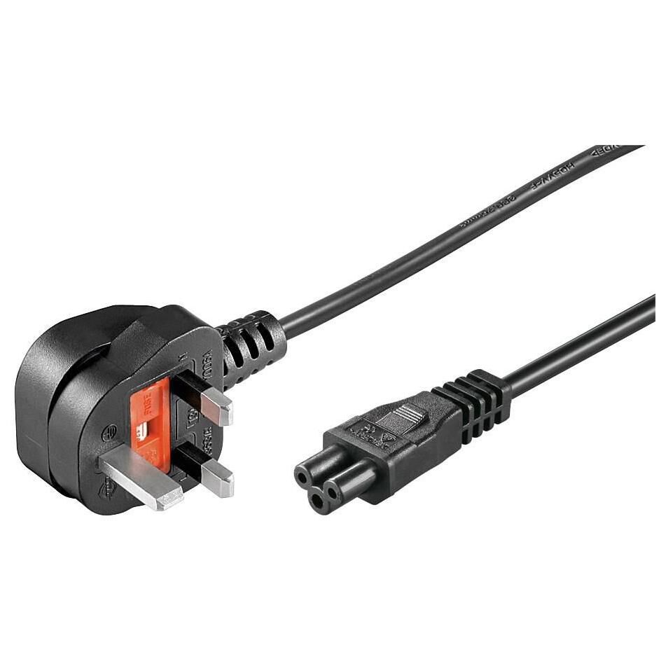 Microconnect PE090805 câble électrique Noir 0,5 m Prise d'alimentation type G Coupleur C5