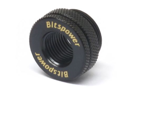 Bitspower BP-MBWP-C04 - Raccord de compression du système de refroidissement par liquide - noir mat