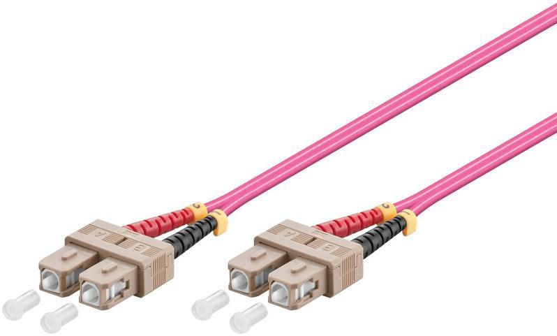 MicroConnect - SC/UPC-SC/UPC 2m OM4 - Fibre Patch Câbles Duplex