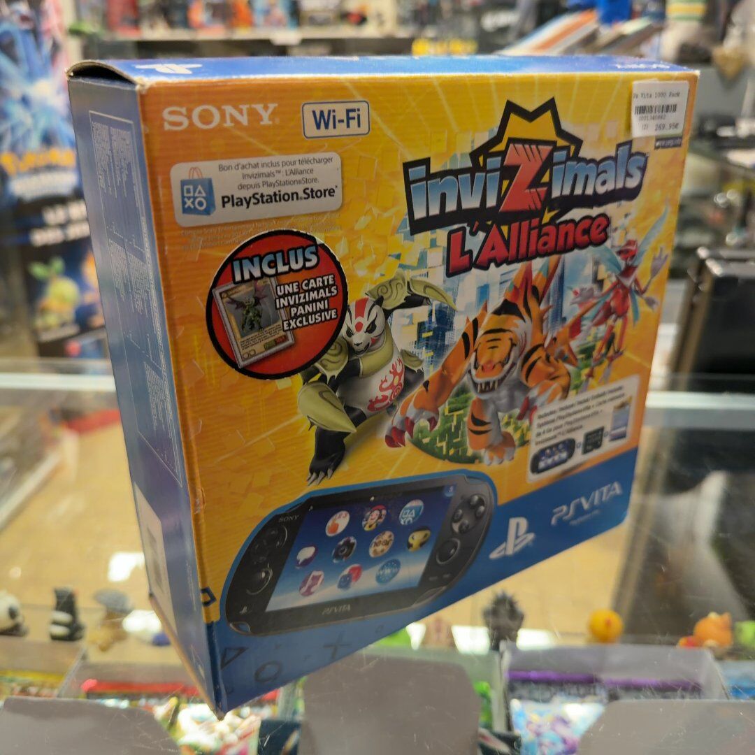 Console Ps Vita Wifi Jeu Télécharger Invizimals L Alliance Carte Mémoire 4 Go