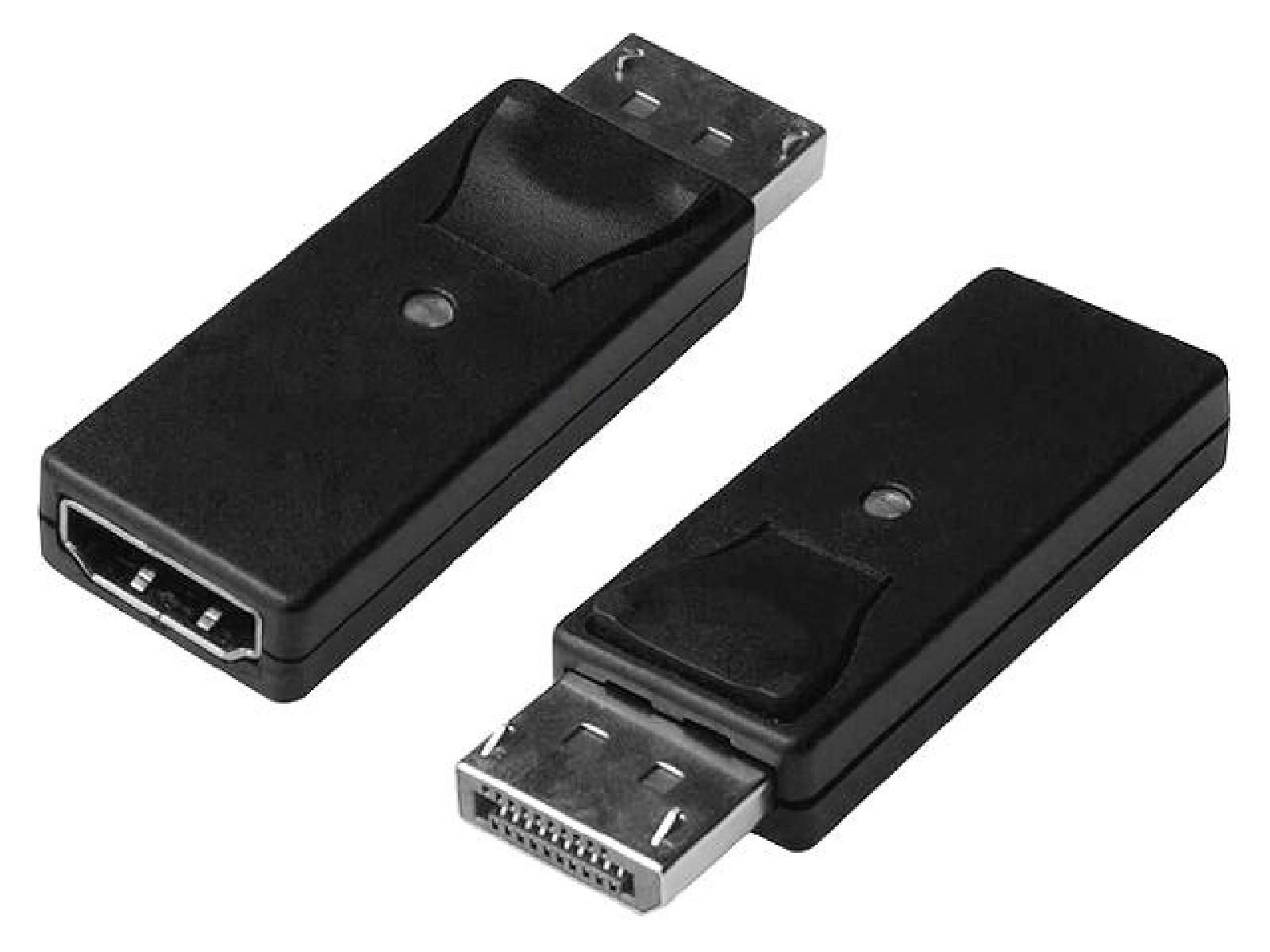 Adaptateur DisplayPort 1.1a male vers HDMI femelle noir