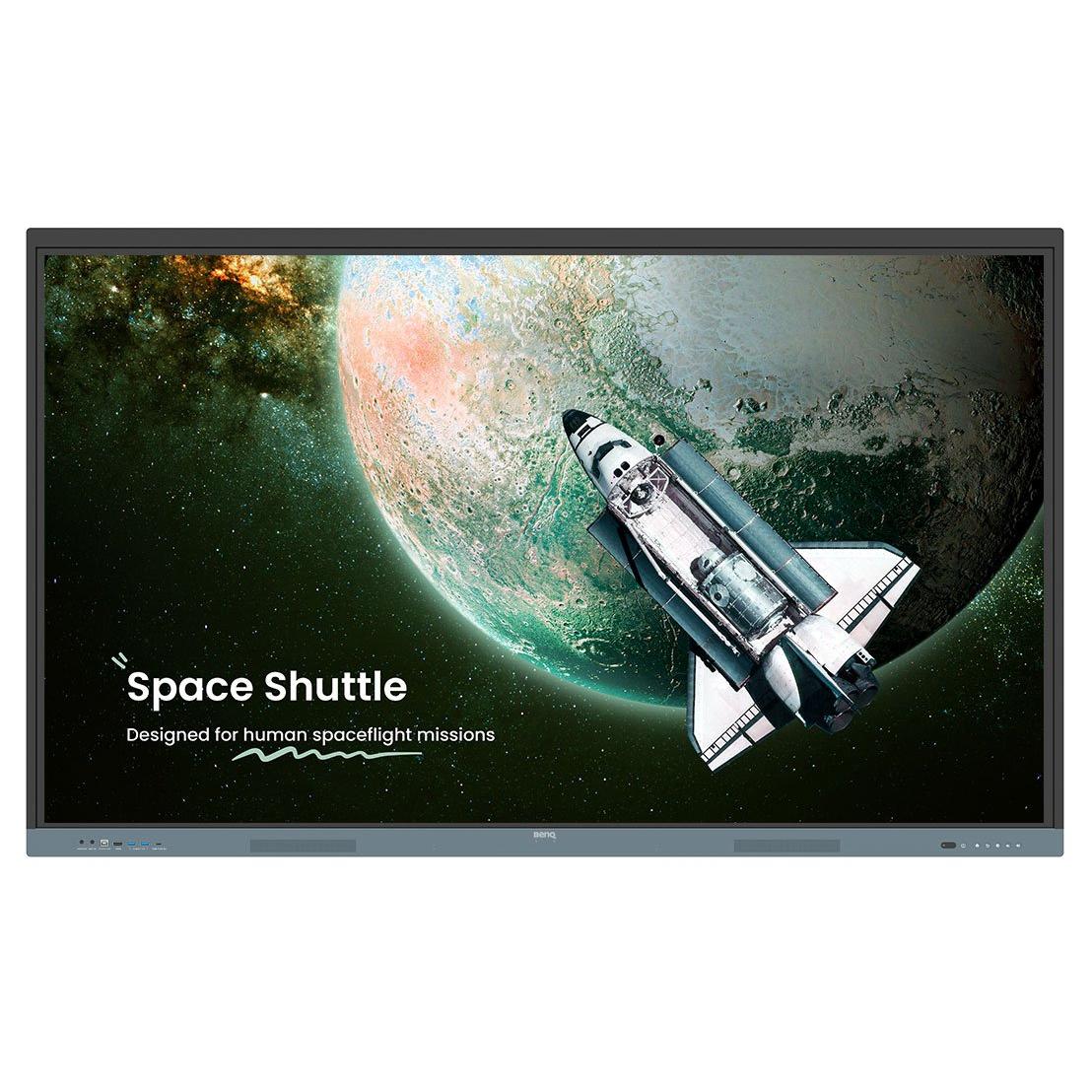 BenQ RE7504 Écran plat interactif 75" 450 cd/m² 4K Ultra HD Noir, Gris Écran tactile Intégré dans le processeur Android