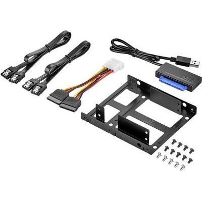 Kit SSD Renkforce DH06K Nombre de disques durs (max. ): 2 x