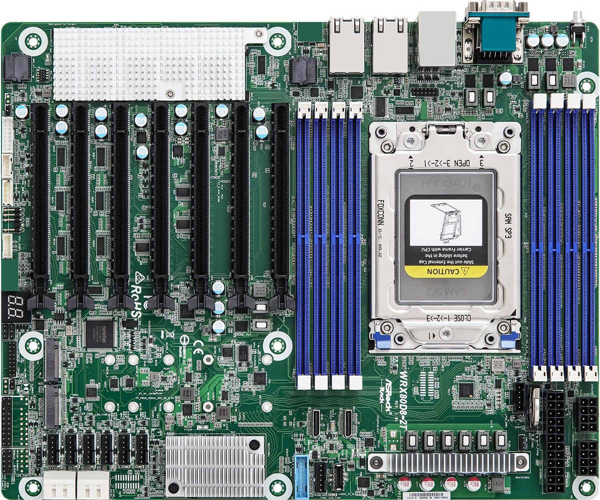 Asrock WRX80D8-2T carte mère AMD WRX80 Emplacement sWRX8 ATX