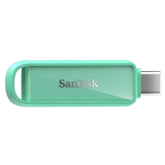 SanDisk Phone Drive - Clé USB - 256 Go - USB-C 3.2 Gen 1 - vert écume de mer