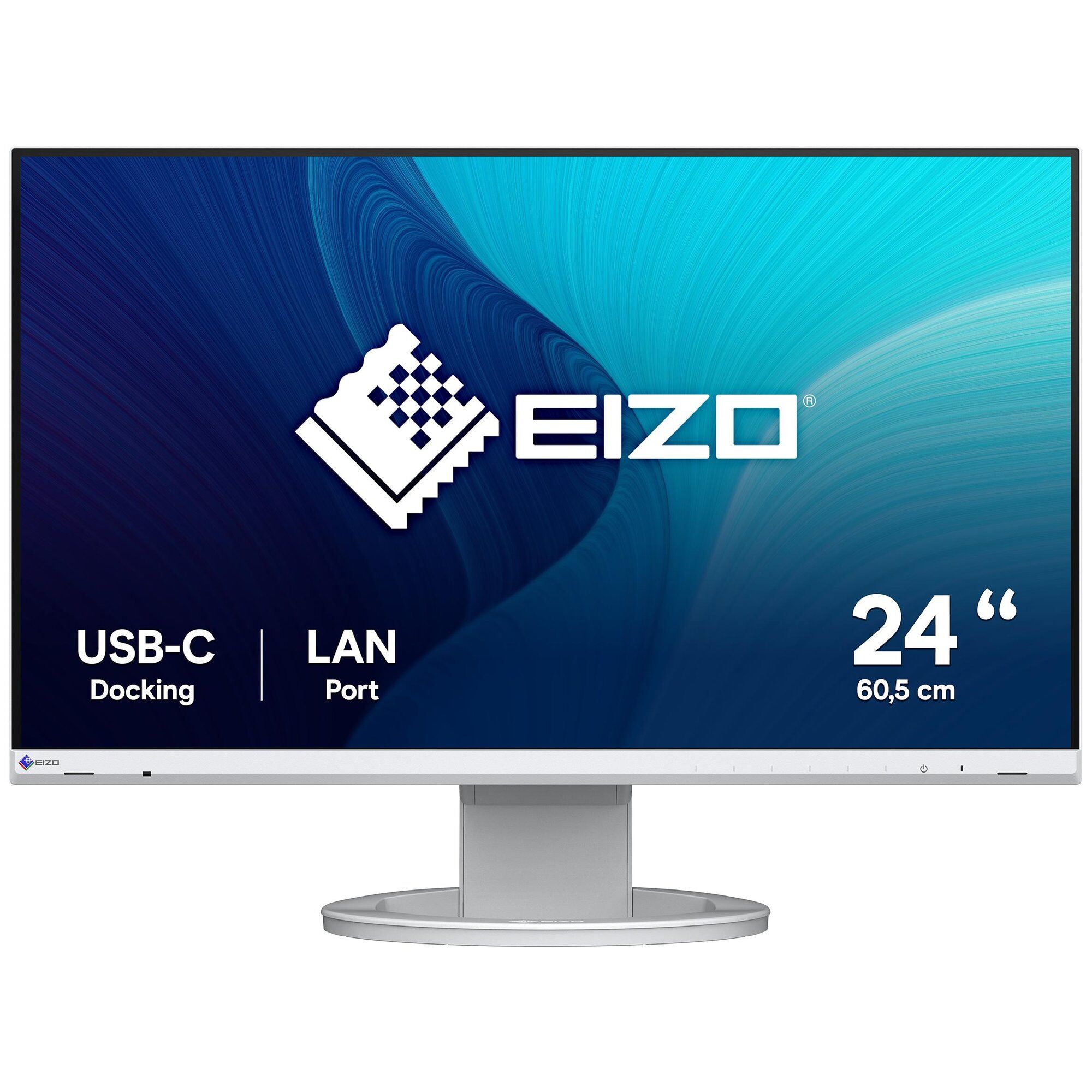 Ecran PC EIZO FlexScan EV2490-WT 23.8" 1920 x 1080 Full HD LCD Blanc